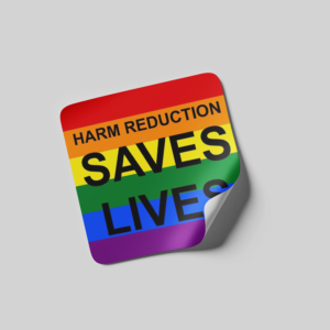 Pride Edition Harm Reduction Sticker (Premium Vinyl)